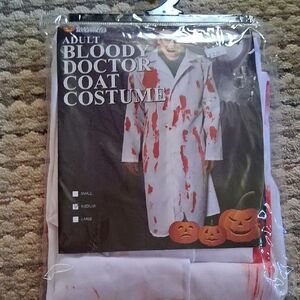 Bloody Doctor Coat Costume for Adults